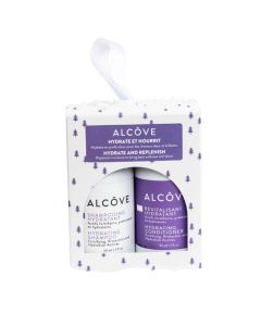 Alcove Hydrate & Replenish Hydrating Shampoo + Conditioner 60ml 2pc Holiday Set