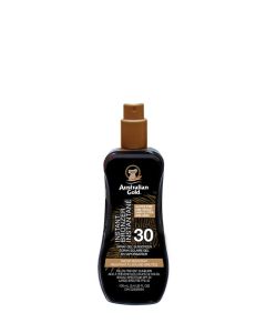 Australian Gold: Spray Gel Sunscreen Instant Bronzer SPF 30 3.4 fl oz / 100 ml