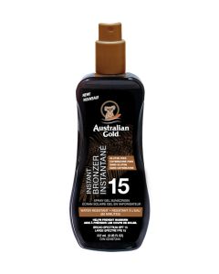 Australian Gold SPF 15 Spray Gel with BRONZER 8oz