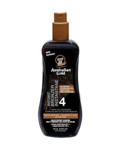 Australian Gold SPF 4 Spray Gel with BRONZER 8oz