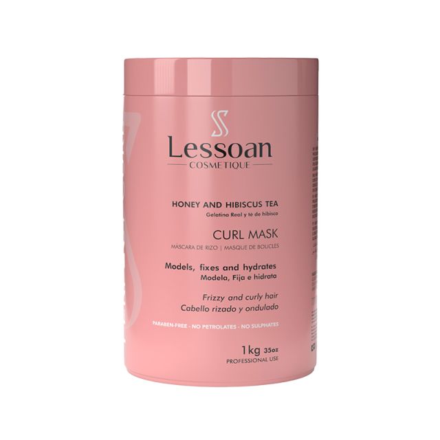 Lessoan Curl Mask For frizzy and Curly Hair 1kg