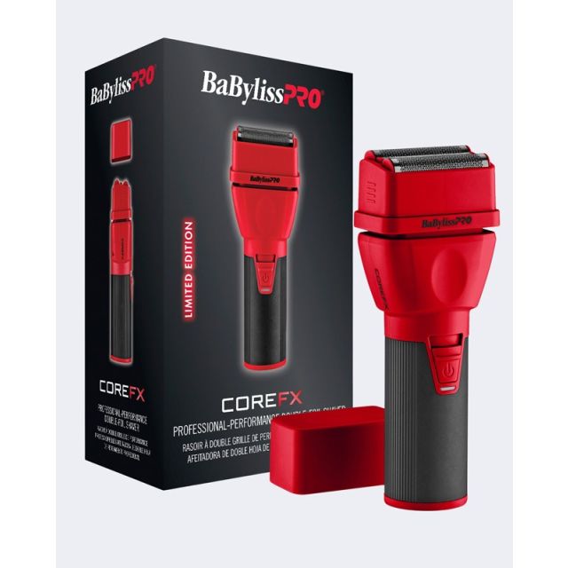 BabylissPro: COREFX Double Foil Shaver Red (Limited Edition)