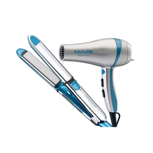 Babylisspro Bundle: Optima 1" Flat Iron + Ionic Dryer BNT5547