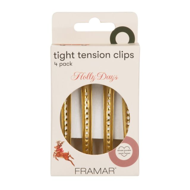 Framar Holly Days Holly Days Tight Tension Cli 4pk Framar Holly Days Holly Days Tight Tension Clips 4pk Holly Days Collection