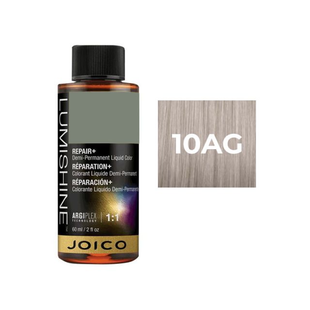 Joico: LumiShine Demi Permanent 10AG Ash Gold Lightest Blonde