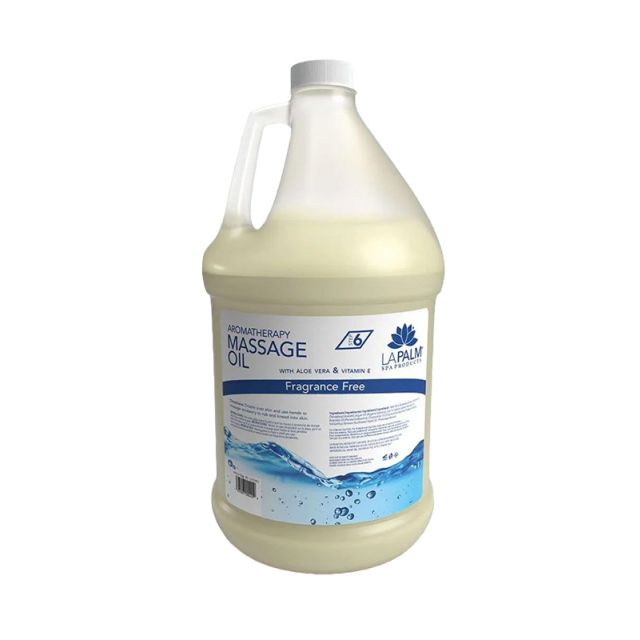 La Palm Massage Oil Unscented Gallon
