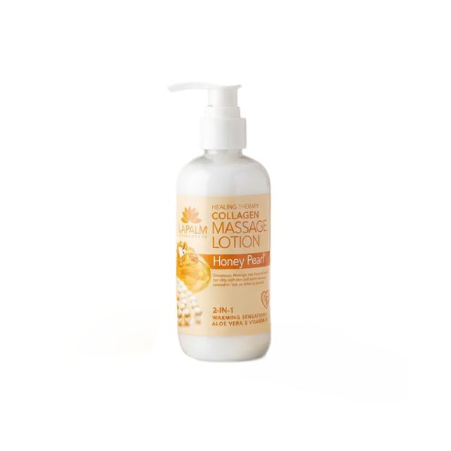 La Palm Honey Pearl Massage Lotion 8oz