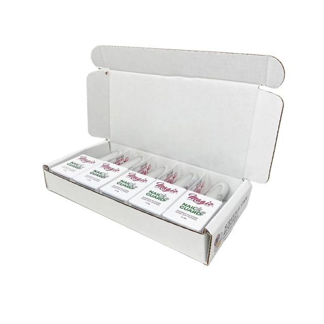Magic Gel: Sheer Pink Nail Guard Top Gels 5pk