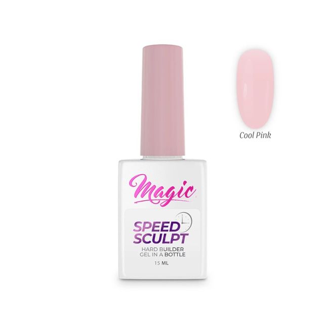 Magic Gel: SpeedSculpt Cool pink Hard Builder Gel 15 ml