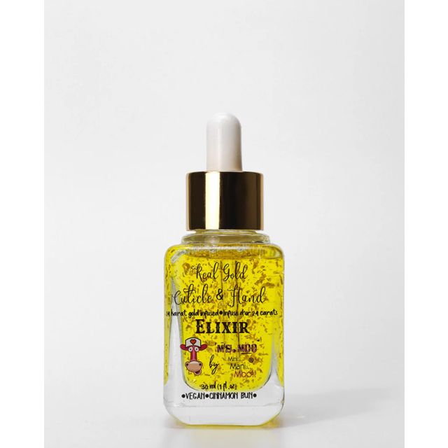 Real 24K Gold Cinnamon Bun Cuticle & Hand Oil 30ml