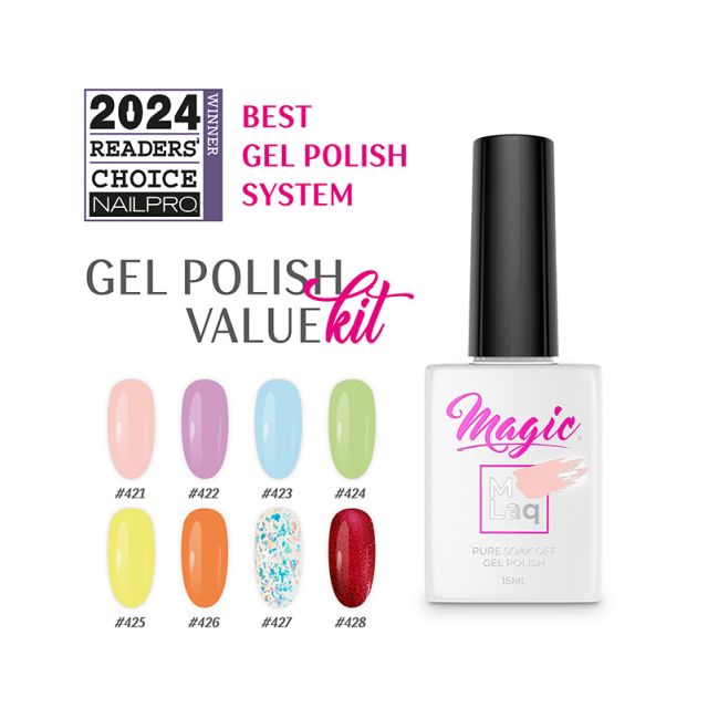 Magic Gel: Pastel Pop– Gel Polish Value Kit