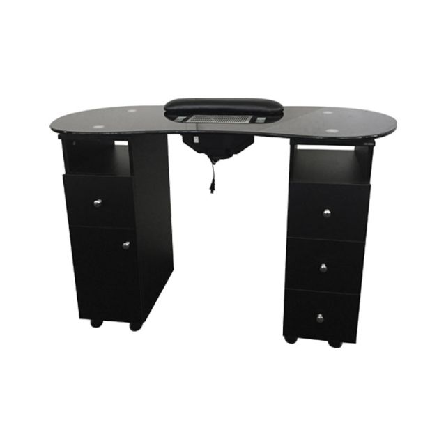 A503 MANICURE TABLE BLACK TOP MANICURE TABLE BLACK TOP