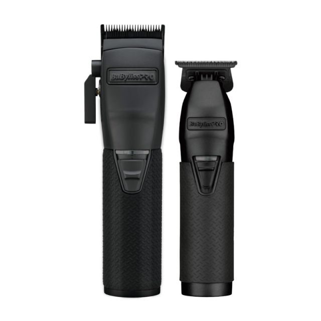 BabylissPRO LimitedFX Matte Black Clipper & Trimmer Prepack limited edition