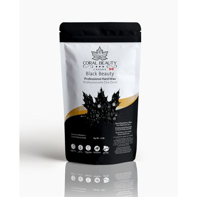 Coral Beauty: Black Bead Wax Black Beauty 1kg / 2.2 lbs