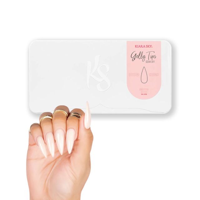 Gelly Tips Stiletto Med 500pc