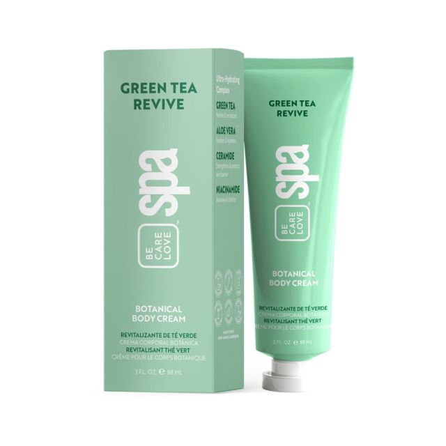 Green Tea Revive Botanical Body Cream 3oz Be Care Love