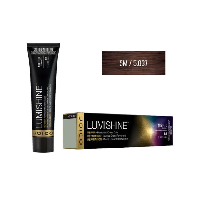 Joico LumiShine Permanent Creme Color 5M 74ml Mocha Light Brown