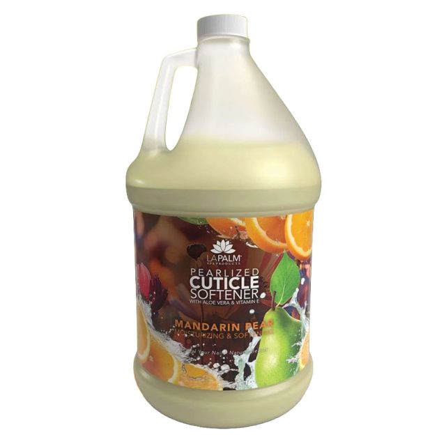 La Palm Cuticle Softener Mandarin Pear Gallon