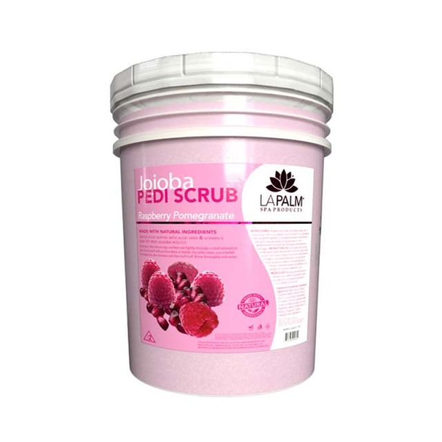 La Palm Hot Oil Sugar Scrub Raspberry 5 gallon