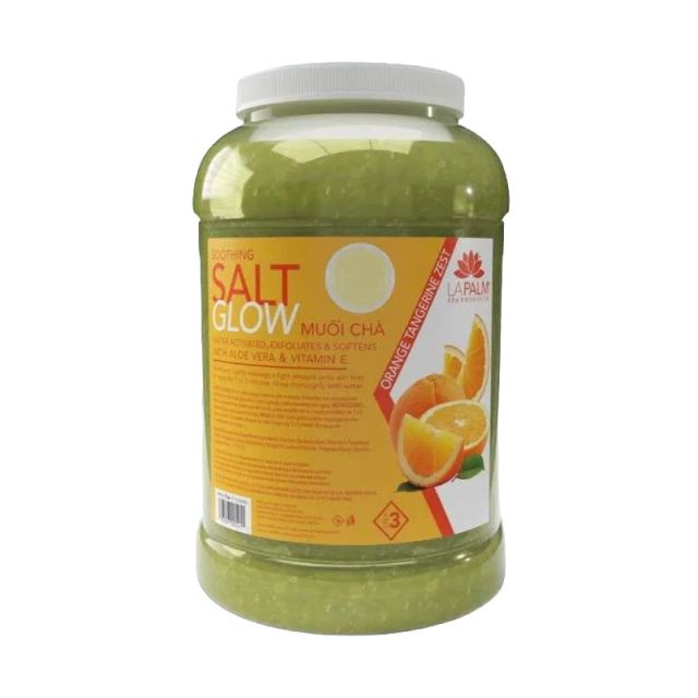 La Palm Salt Glow Scrub Orange Tangerine gallon