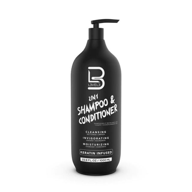 Level3 2 in 1 Shampoo 1000ml