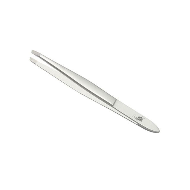 MBI Tweezer Slant Narrow Tip 3.5"
