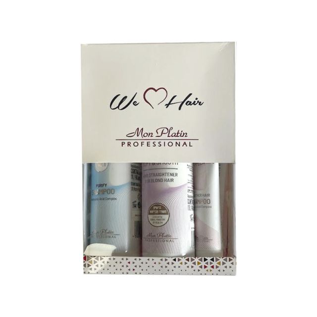 Mon Platin Sample Hyloren Blond Kit Smoothing system, Straighten System