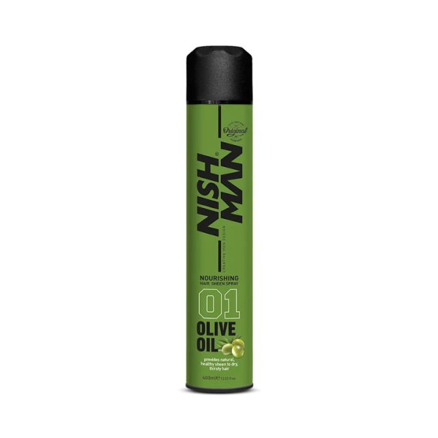 NishMan Nourishing Hair Sheen Spray Olive Oil 400m