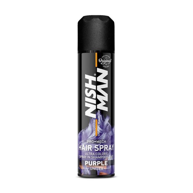 NISHMAN Purple Hair Spray Ultra Colors 150ml