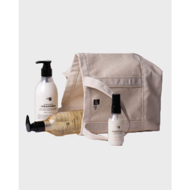 Oligo Back to School Essential Bag Cleanser Shamp 8.5oz, Moisture Cond 8.5oz, Blow out mIst 2oz