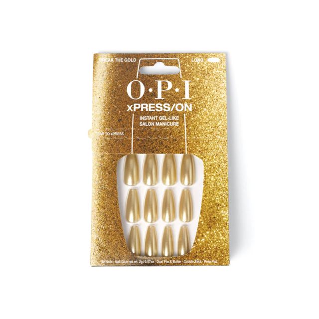 OPI xPRESS/ON - Break the Gold - Long