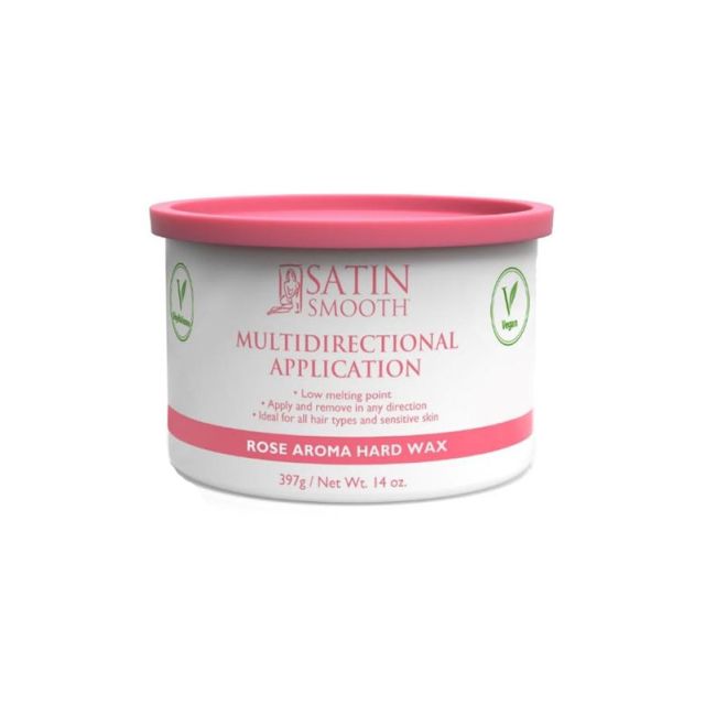 Satin Smooth MultiDirectional wax Aroma Rose