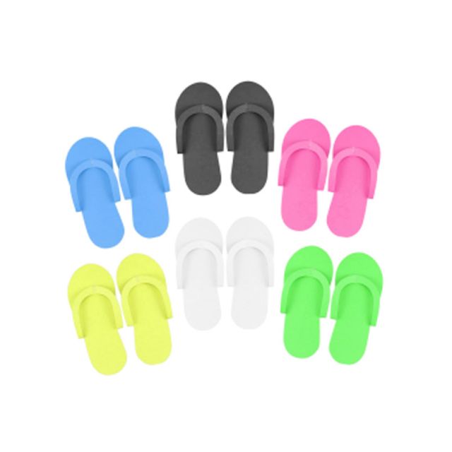 Silk B: Pedicure Slipper Multi-Colour 12pk