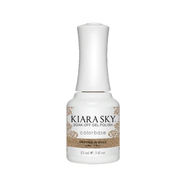 Kiara Sky Gel Polish #5017 Dripping In Gold .5oz