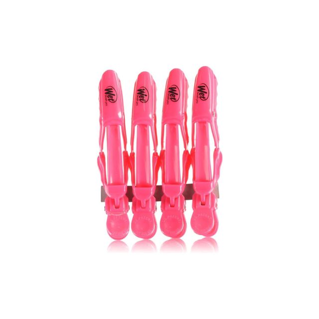 Wet Brush Big Mouth Clips 4pk Pink