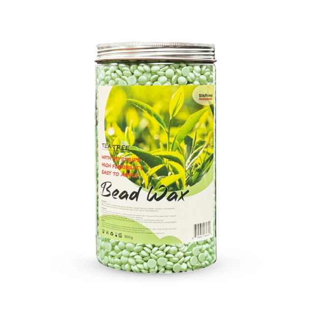 Silk B Bead Hard Wax Tea Tree 800g