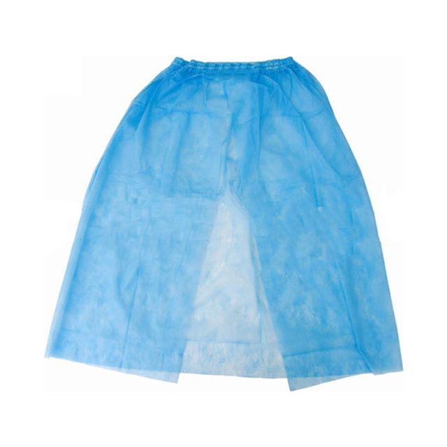 Silk B Disposable Nonwoven Gown (Blue) 10 Pc