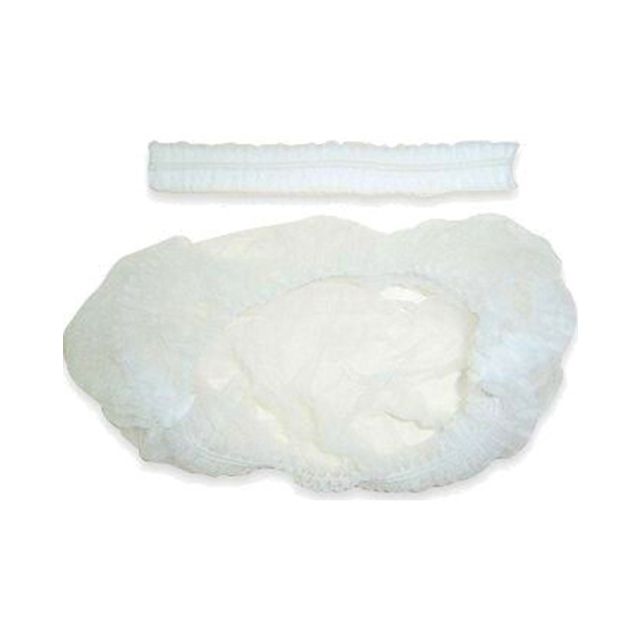 Silk B Non Woven Disposable Bouffant Caps 100 Pc