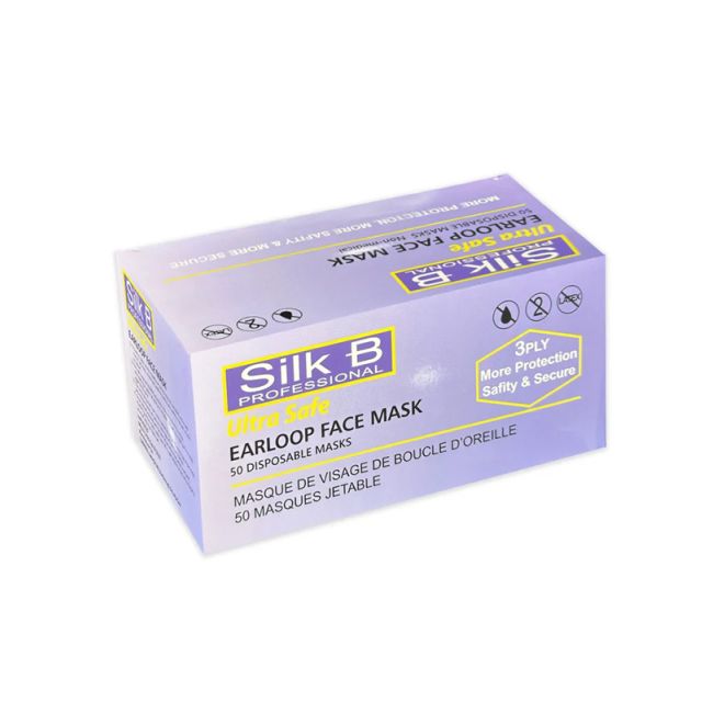SilkB Earloop Face Mask 50 Pc