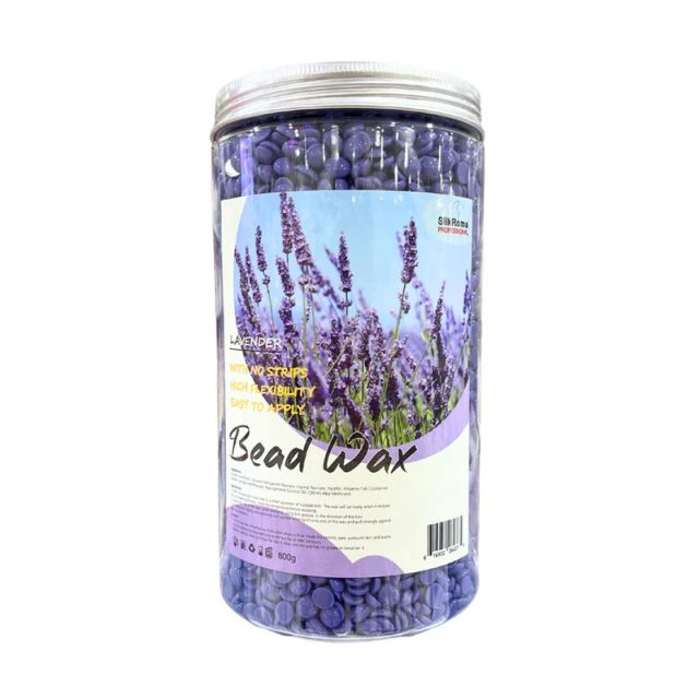Silk B Bead Hard Wax Lavender800g
