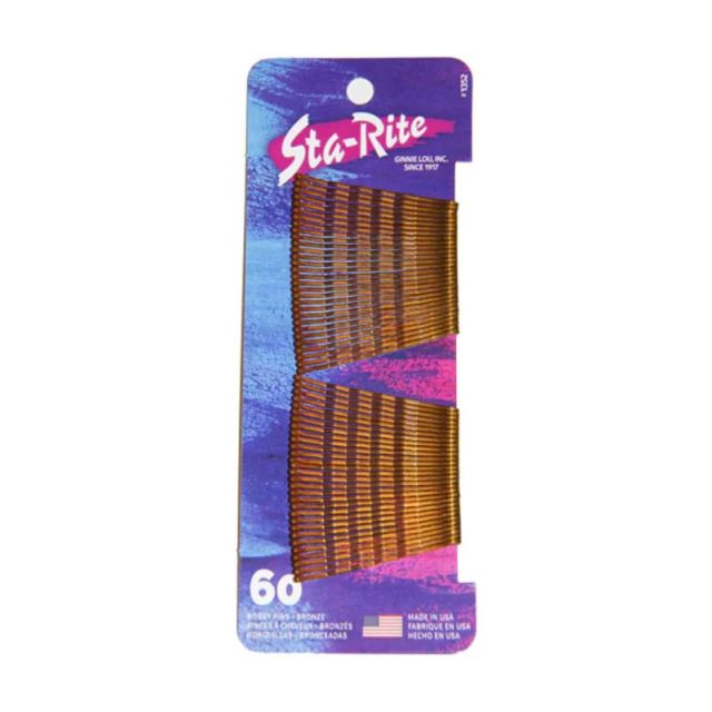 Sta-Rite Bronze 60pk Bobby Pins