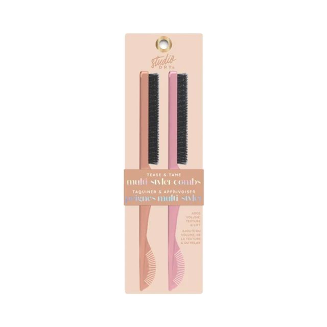 Studio Dry Tease & Tame Multi Styler Combs 2pk