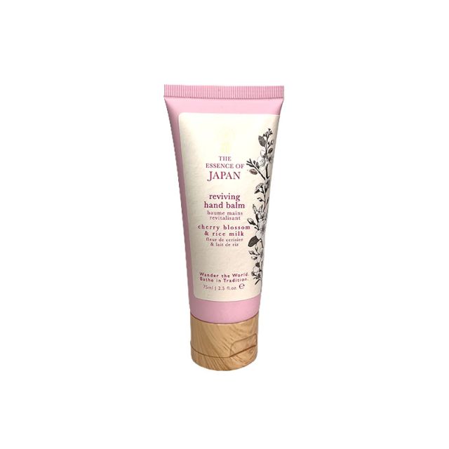 Essence Of Japan: Cherry Blossom &amp; Rice Milk Hand Balm, 75mL/2.5oz 