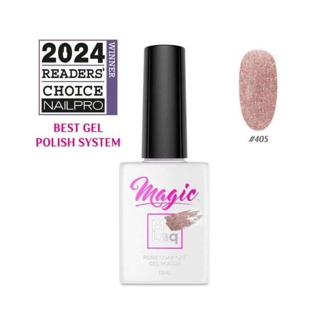 Magic Mlaq Gel Polish Glitter Silk #405