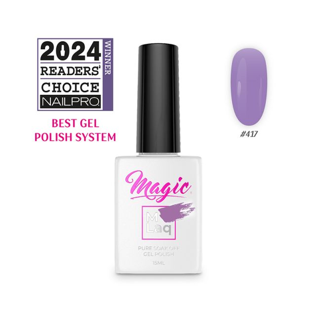 Magic Mlaq Gel Polish Highlighted Lilac #417