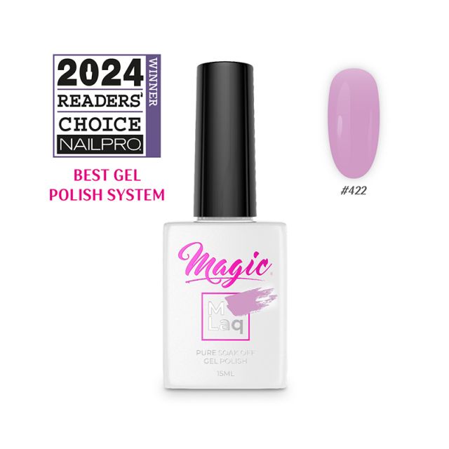 Magic Gel: Mlaq Gel Polish  Lavender Cloud #422