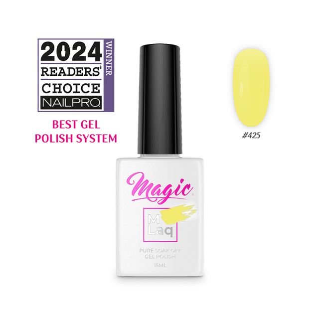 Magic Gel: Mlaq Gel Polish Lemon Breeze #425