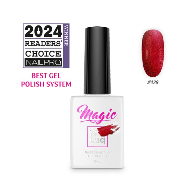 Magic Gel: Mlaq Gel Polish Lip Gloss #428