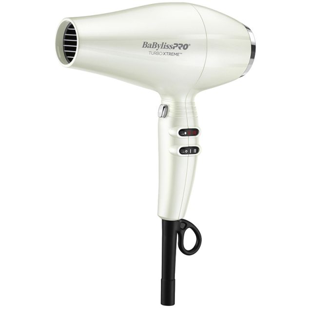 Babyliss Ionic Dryer White Silver 1875 W