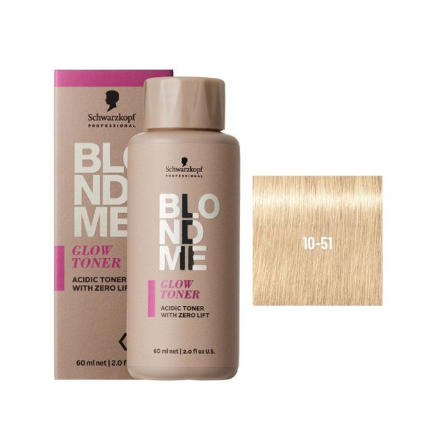 Blondme Glow Acidic Toner 10-51 Frosty Gold 60ml